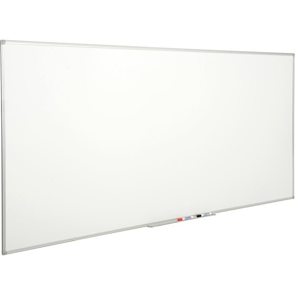 Global Industrial Double Sided Dry Erase Whiteboard, Melamine, 96 x 48 695317